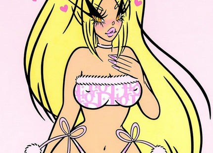 100% Angel Large Giclee Print by Bei Badgirl