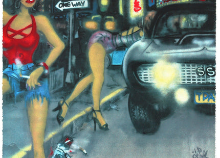 1969 Super Sport Camaro Silkscreen Print by Lady Pink