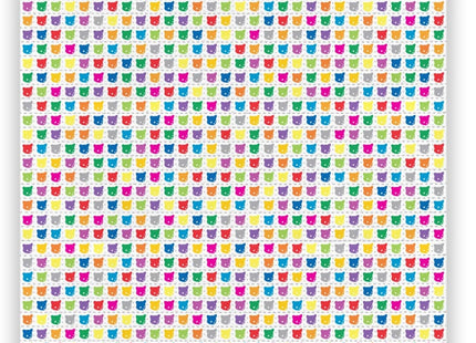 1x1 Blotter Paper Archival Print by Luke Chueh