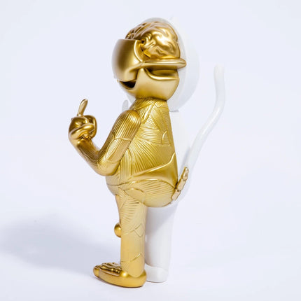 24k Gold Nerm Nermal Art Toy Figure by Rip N Dip