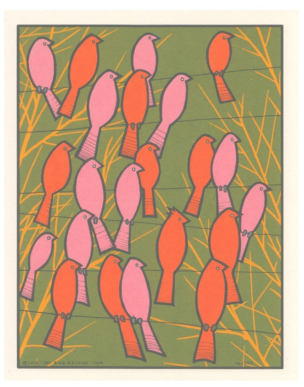 434344 Silkscreen Print by John Vogl