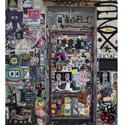 57 Great Jones Jean-Michel Basquiats Studio HPM Acrylic Archival Print by Daniel Loveridge