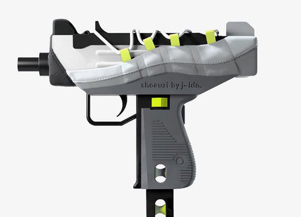 95 Neon Shoeuzi 75% Gun Art Sculpture by J-LDN aka Jack London