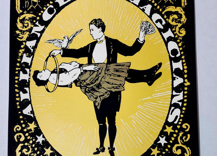 Alliance of Magicians Silkscreen Print by Nate Duval