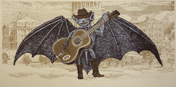 Austin Silkscreen Print by Nate Duval