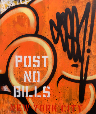 Bubbles PNB RAW 8675 Original Graffiti Painting by Seen UA