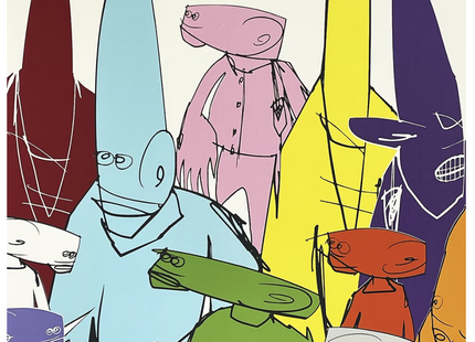 Characterization Silkscreen Print by Futura 2000- Leonard McGurr