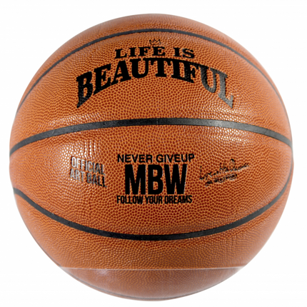 Classic Basketball Sports Ball Object Art by Mr Brainwash- Thierry Guetta