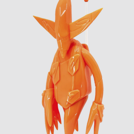 FL-001 Pointman Orange Vinyl Figure Art Toy by Futura 2000- Leonard McGurr