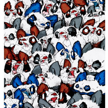 Fangs And Furballs Archival Print by Woes Martin