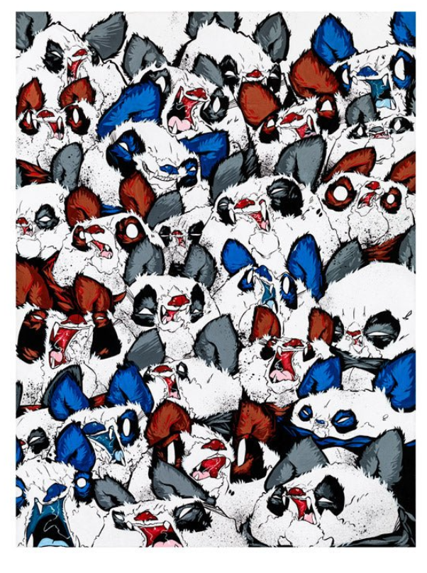 Fangs And Furballs Archival Print by Woes Martin