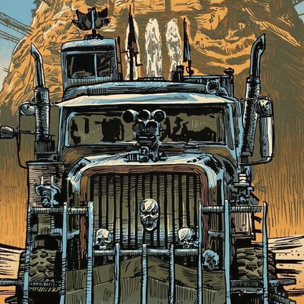 Fury Road Mad Max Silkscreen by Tim Doyle