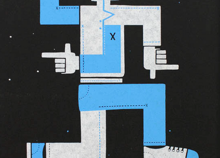 Get Up Silkscreen Print by Skewville