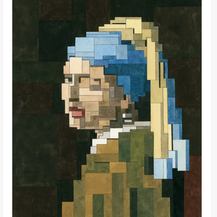Girl With A Pearl Earring Giclee Print by Adam Lister
