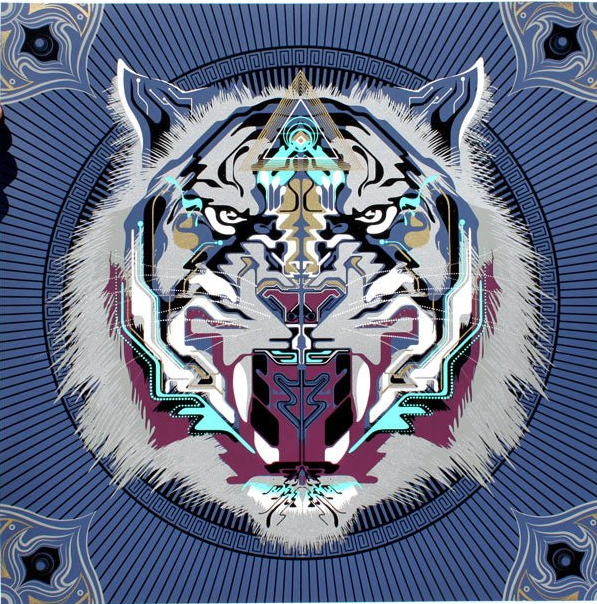Le Tigre Silkscreen Print by Chris Saunders