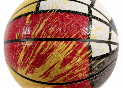 Mondriart Basketball Sports Ball Object Art by Mr Brainwash- Thierry Guetta