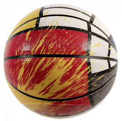 Mondriart Basketball Sports Ball Object Art by Mr Brainwash- Thierry Guetta