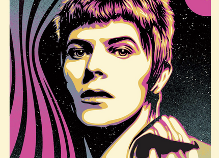 Moonage Daydream Silkscreen Print by Shepard Fairey- OBEY