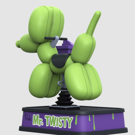 Mr Twisty Spooky Edition Sculpture by Jason Freeny