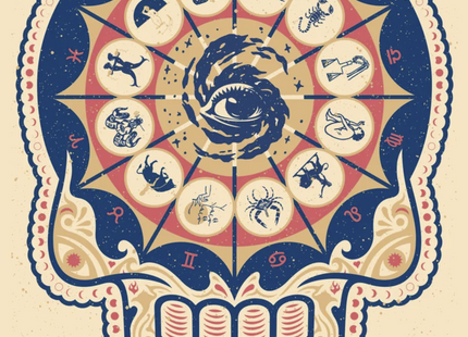 Mystic Calavera Collaboration Silkscreen Print by Ernesto Yerena Montejano x Never Made