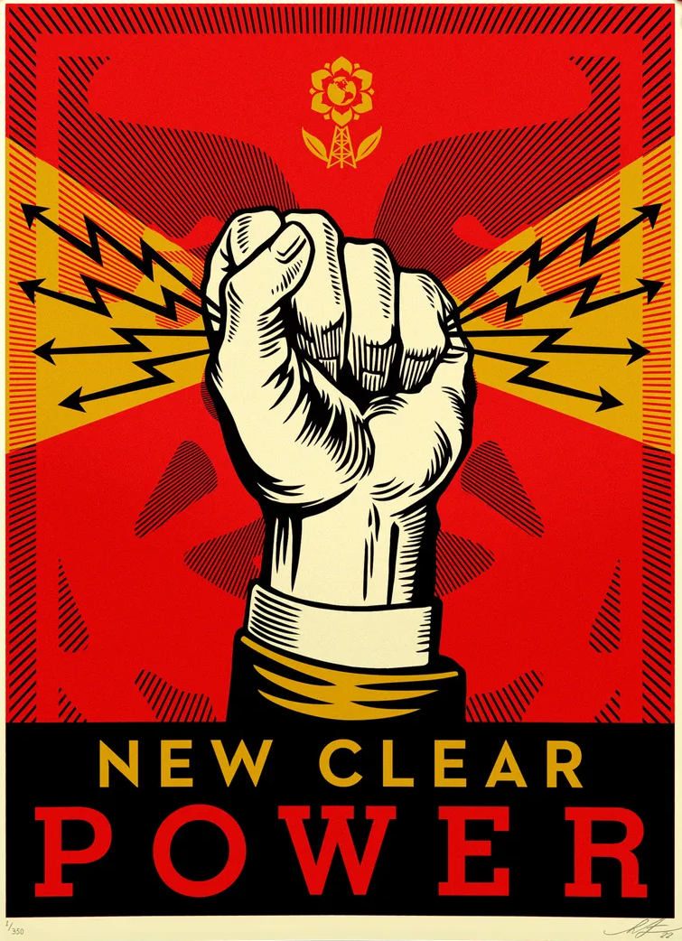 Translucent Power New Clear Power Silkscreen Print by Shepard Fairey- OBEY – Sprayed ...