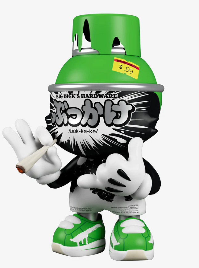 Pakalolo Green SuperKranky SuperPlastic Art Toy by OG Slick