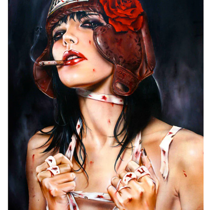 Punch Drunk In Love AP Archival Print by Brian Viveros
