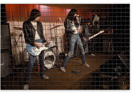 Ramones '76 Blotter Paper Archival Print by Tim Page