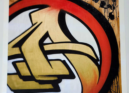 Risky A Graffiti Alphabet Letter Giclee by Risk RockZ