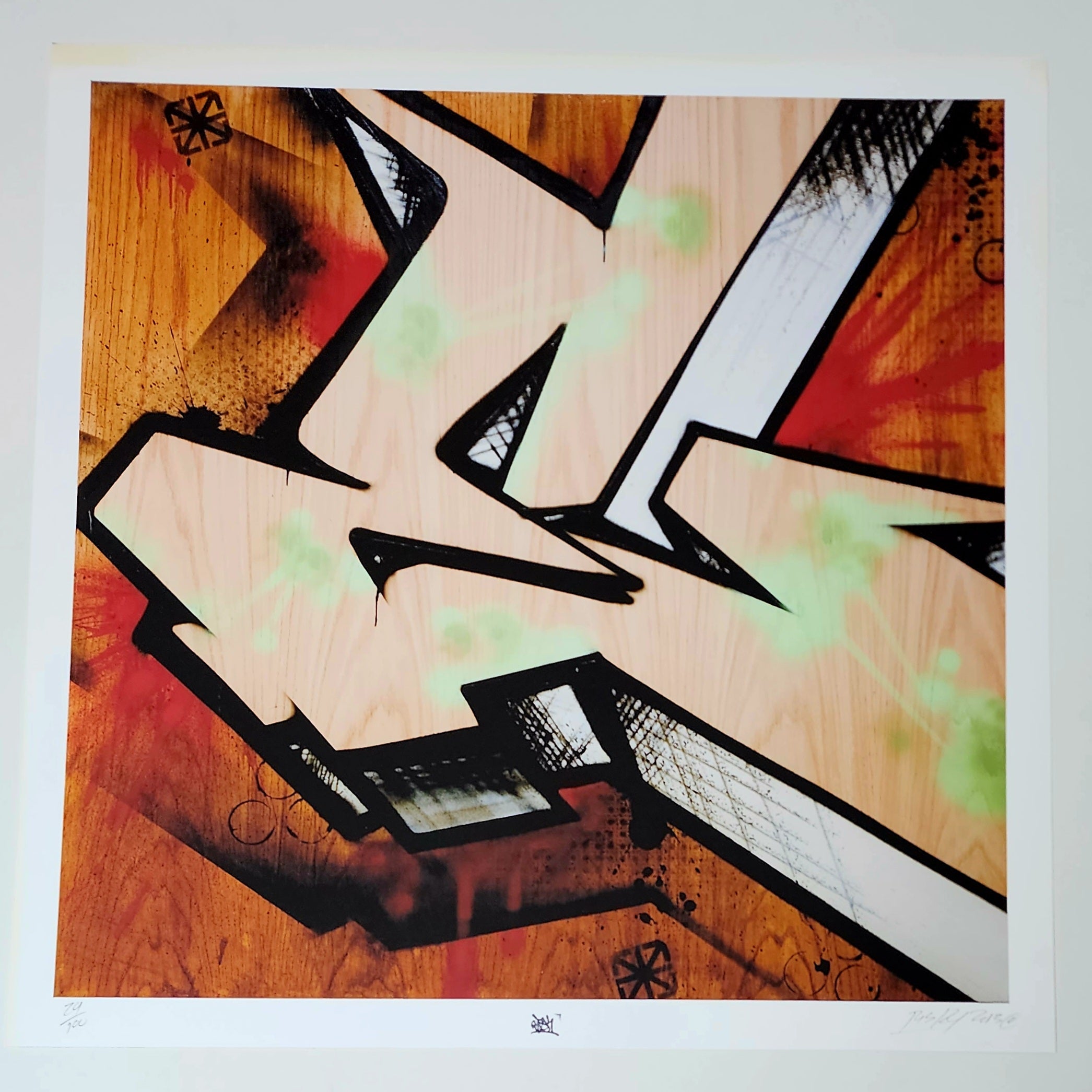 Wildstyle Graffiti Letter E