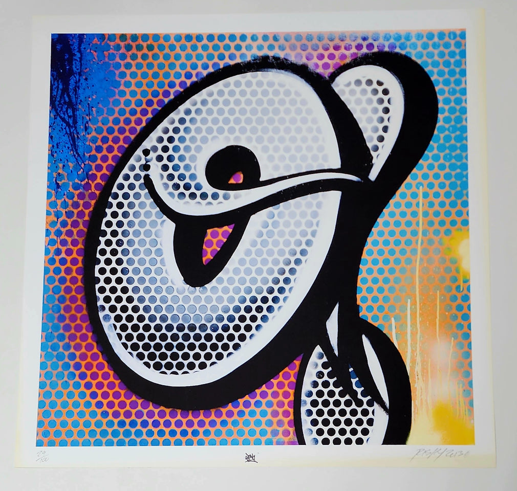 Risky O Graffiti Alphabet Letter Giclee by Risk Rock – Sprayed Paint ...