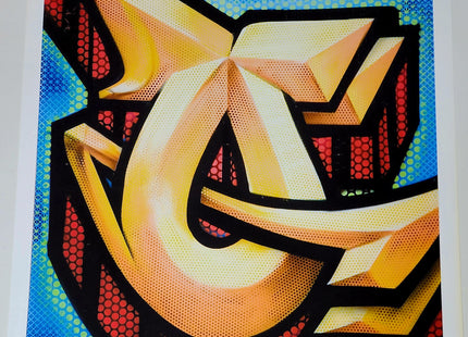 Risky Q Graffiti Alphabet Letter Giclee by Risk Rock