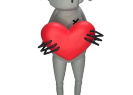 Robot With Heart Art Toy by Chris RWK- Robots Will Kill