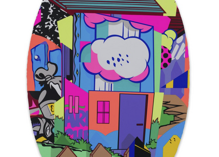 Rowhouse 2 Silkscreen Print by Pose- Jordan Nickel