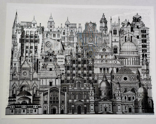 Silver City Day AP Silkscreen Print by Nate Duval