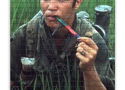 Stoned Trooper Blotter Paper Archival Print by Tim Page