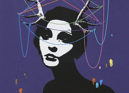 Taming of a Wild Mind HPM AP Silkscreen Print by Lee Eelus