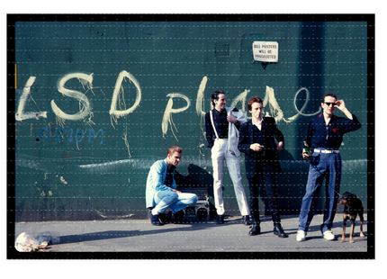 The Clash Under Westway Overpass Notting Hill London UK 1982 Blotter Paper Print by Tim Page