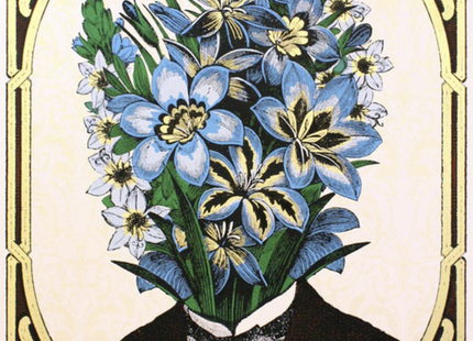 The Duke of Iris Silkscreen Print by Nate Duval