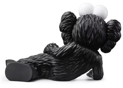 Time Off Black Fine Art Toy by Kaws- Brian Donnelly