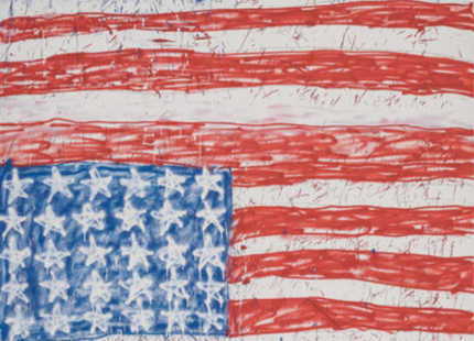 Two Flags 2P Offset Lithograph Print by Madsaki