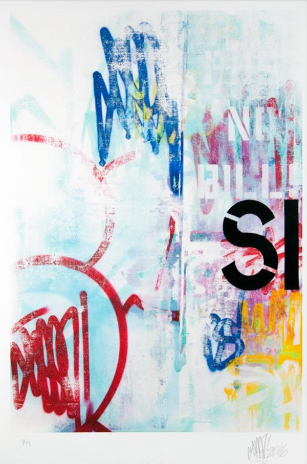 Untitled Tags Throw Up Archival Pigment Print by Seen UA