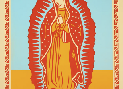 Virgencita Norteña Original Colorway HPM Silkscreen by Ernesto Yerena Montejano- Hecho Con Ganas