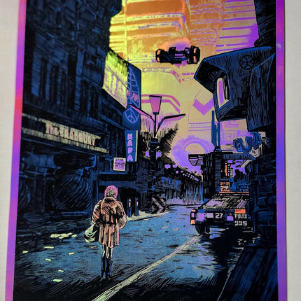 We Scared Each Other Pretty Good Blade Runner Foil Silkscreen by Tim Doyle
