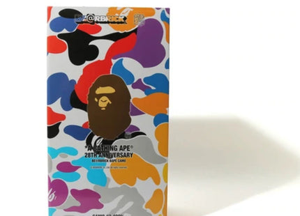 A Bathing Ape 28th Anniversary 400% Blue Be@rbrick x Bape- A Bathing Ape
