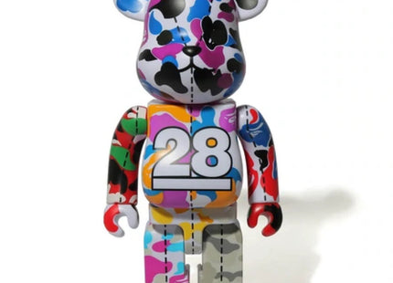 A Bathing Ape 28th Anniversary 400% Blue Be@rbrick x Bape- A Bathing Ape