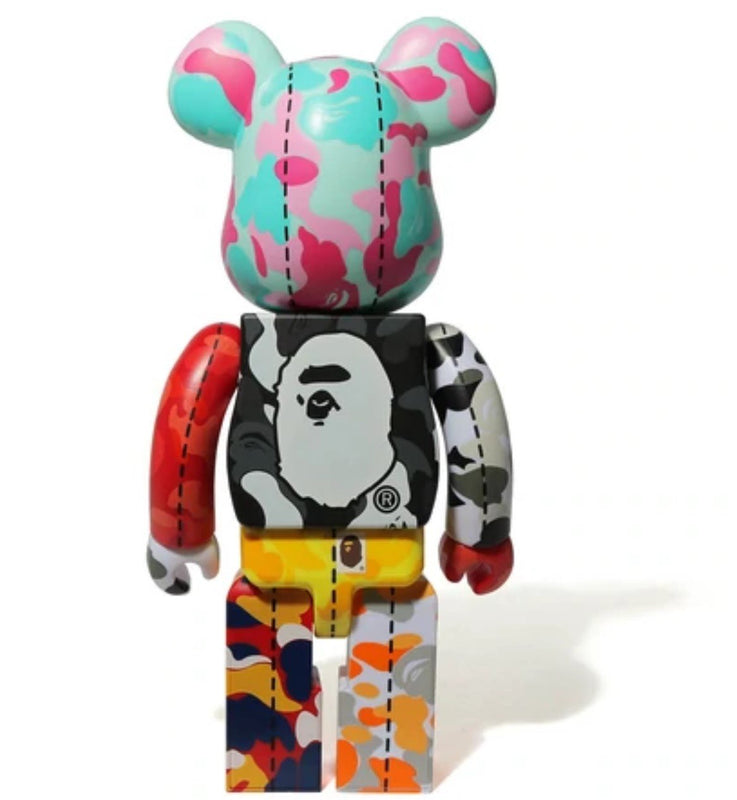 A Bathing Ape 28th Anniversary 400% Pink Be@rbrick x Bape- A Bathing A ...
