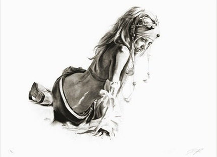 A Girl Dressed As Rikku Silkscreen Print by Ian Francis