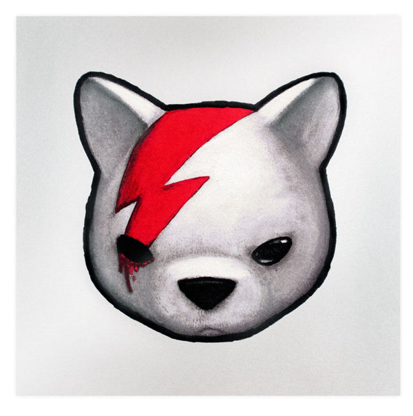 Una serigrafía de PP Lad Insane de Luke Chueh