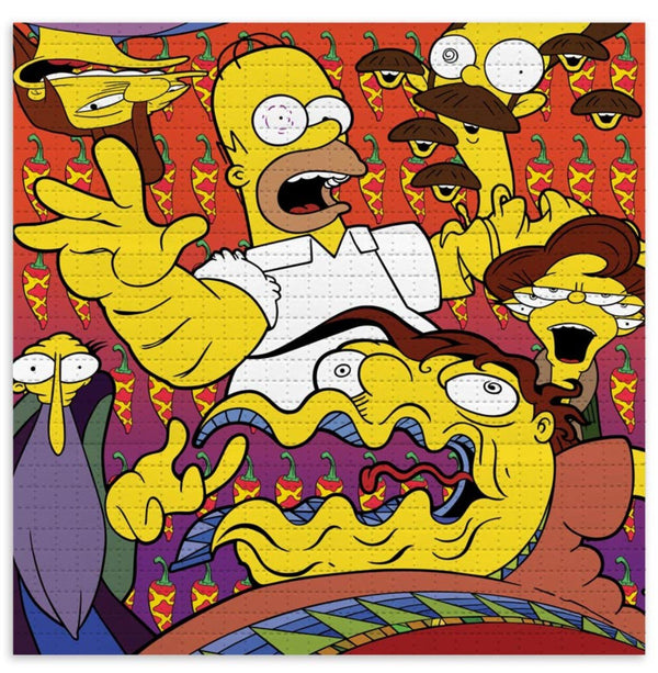 A Salt with a Deadly Pepper Blotter Paper Archival Print by Skel